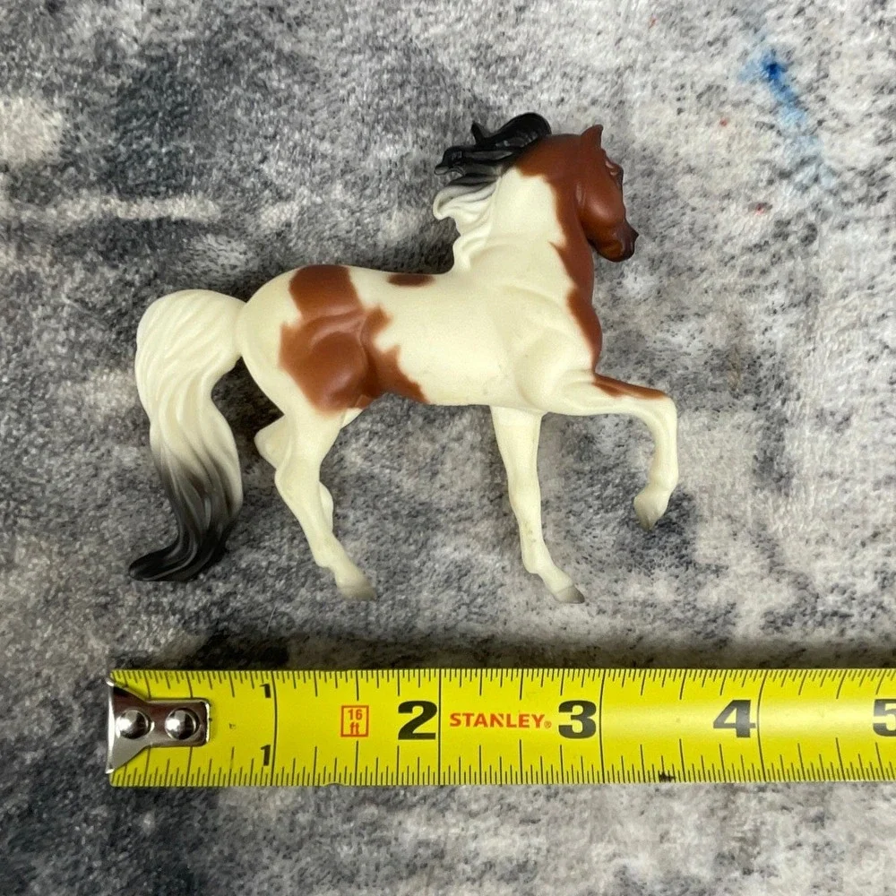 Vtg 1999 Breyer Prancing‎ Bay Pinto Horse Westerncore Tan White Decor
